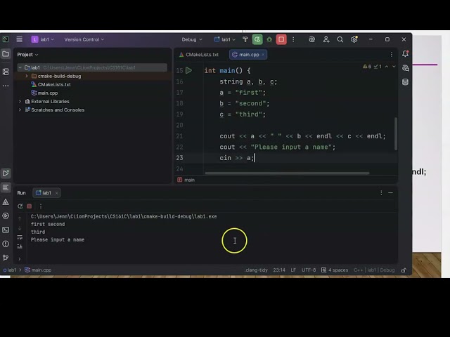 C++ using IOSTREAM  for cin and getline