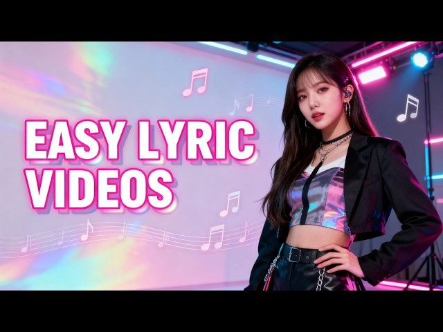 Create Stunning Animated Lyric Videos With Ease!