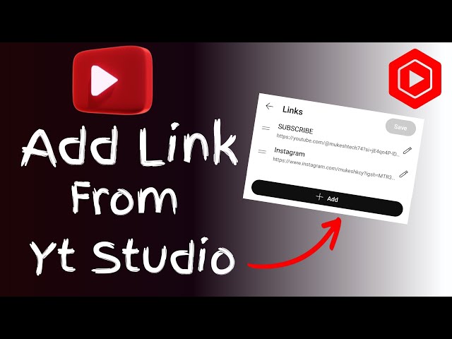 YT Studio Se Instagram Ki Link YouTube Channel Me Kaise Dalen 🔗 | About Section me link kaise dale