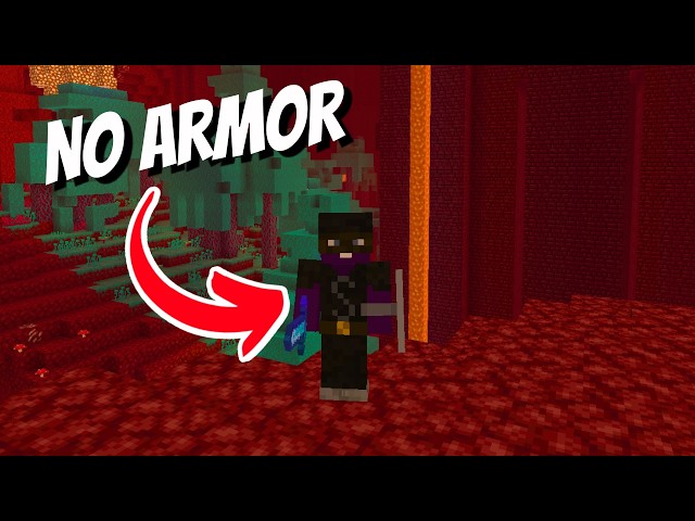 Can You Survive The Nether With NO Armor?