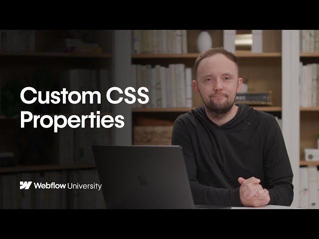 Custom CSS Properties — Webflow tutorial