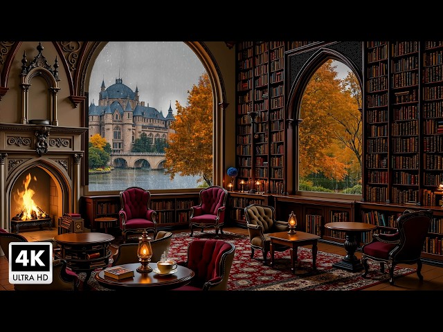 Jazz in an Elegant Café | Soothing Jazz Melodies and the Sound of Rain to Relax Your Mind