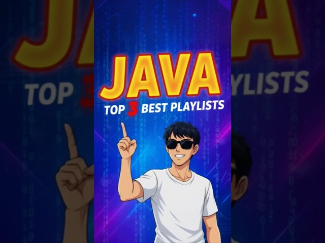 Top 3 Best Java Playlists to Learn Java in 2025 | Beginners to Advanced 🤷‍♂️