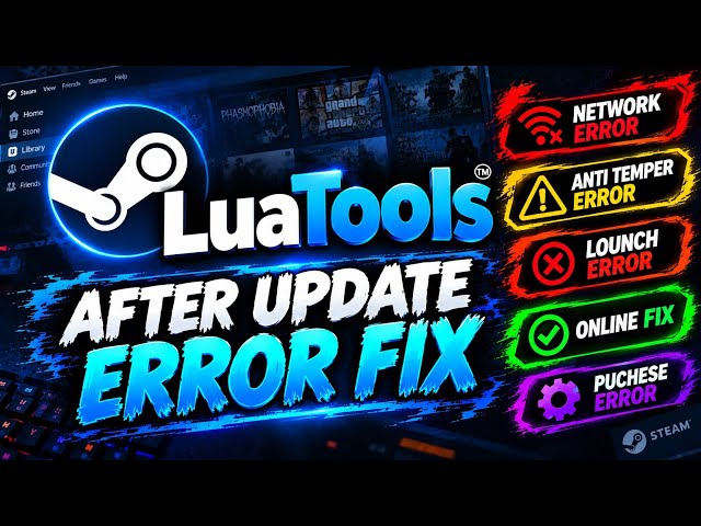 Lua Tools Online Error FIX - " Network Connection error OnlineFix  etc.  " (2026)