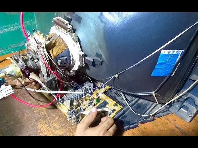 How To Repair Standby Mode Of A CRT Color Television  (Part 1) - Bengali Tutorial