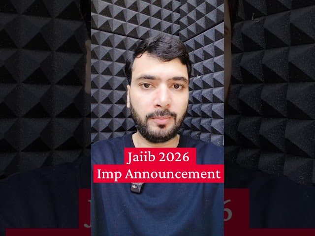 Jaiib PPB 2026 most important announcement #jaiibguidely #jaiib2026 #shorts