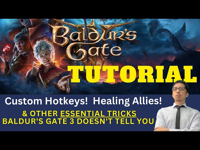 Baldur's Gate 3's Tutorial SUCKS! I go over UI, Quality of Life tricks + NEW actions not in D&D 5e