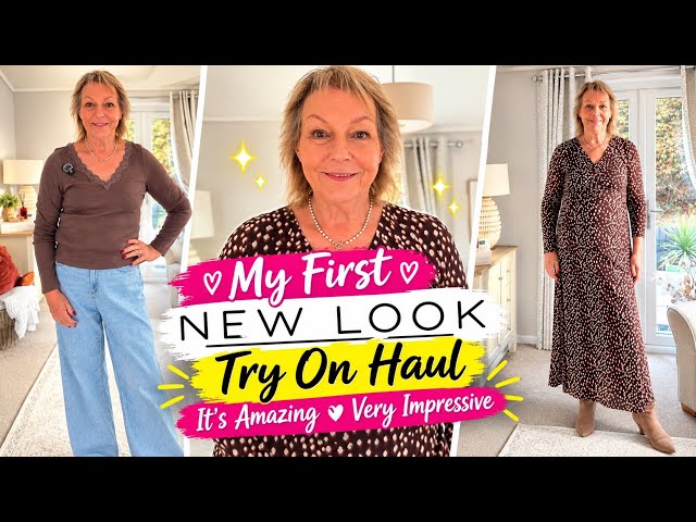 MY FIRST NEW LOOK TRY ON HAUL! 😍 Over 50 Fashion | I Absolutely LOVE It! ❤️