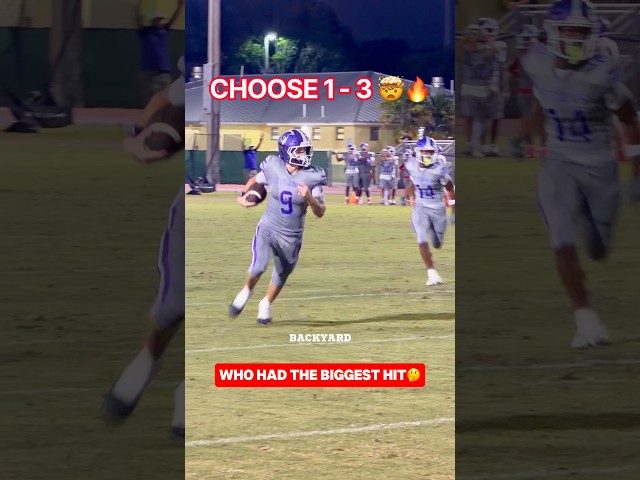 Who has the BIGGEST hit⁉️🤯🔥 #bighit #hitstick #footballshorts #footballplayer #footballskills