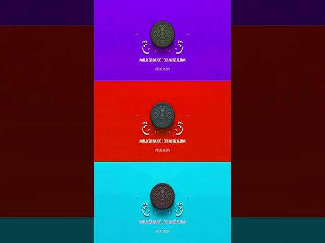 OREO Milkshake Pitch Rainbow In G Major 4306 #shorts