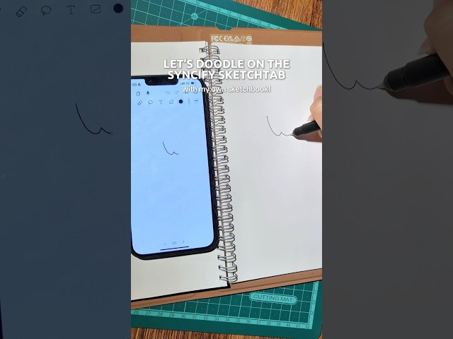 This literally turned my own daily sketchbook into a digital canvas🫨