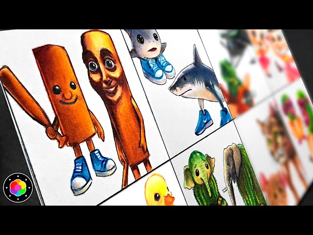 Drawing ALL ITALIAN BRAINROTS but they ARE MINI! 💥👟🦈 (Tralalerito, Tuntungsitos and) | PlastiVerse