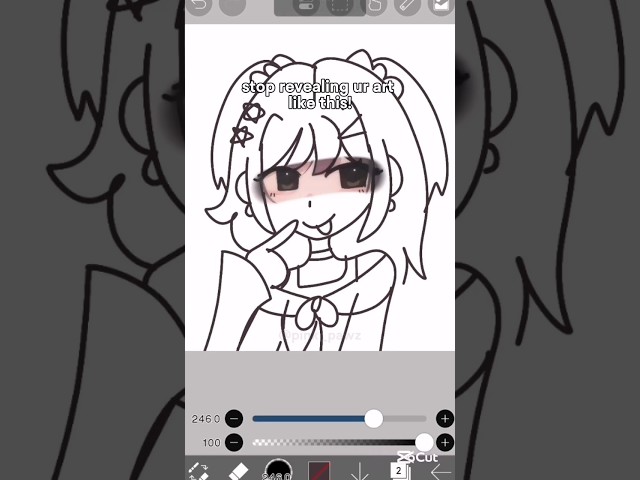 ‼SARCASM‼️ idea for revealing ur art! #art #ibispaintx #drawing #digitalart #fy #artist #tutorial