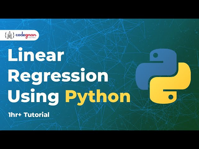 Linear Regression | Linear Regression in Python | Python Tutorial | Codegnan