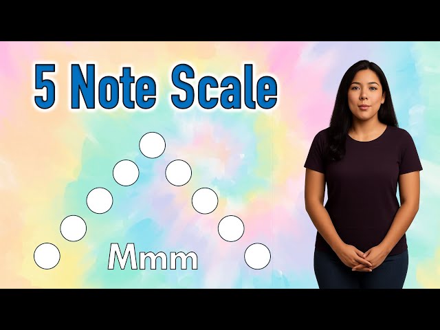 5-Note Scale 'Mmm' Warm-Up 🎶 Fun Vocal Exercise for Singers
