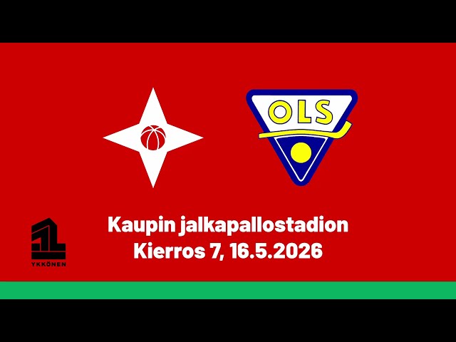 TPV - OLS, Miesten Ykkönen, 16.5.2026. Kaupin jalkapallostadion, Tampere