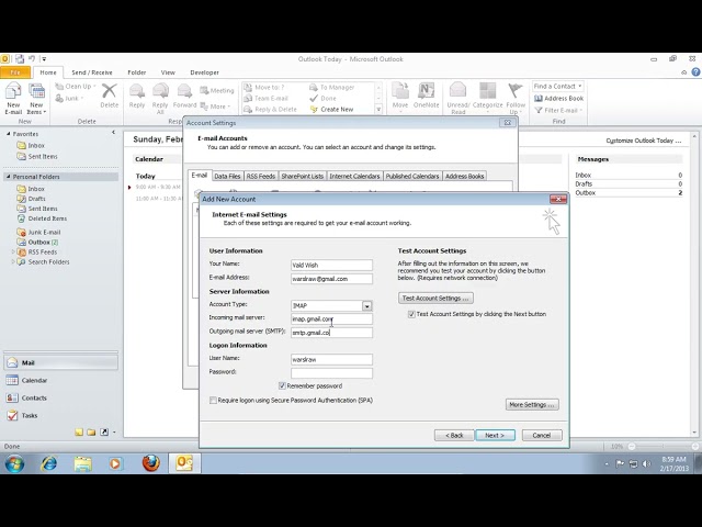 Set Up Outlook to Access Gmail via POP or IMAP with Complete Configuration Steps