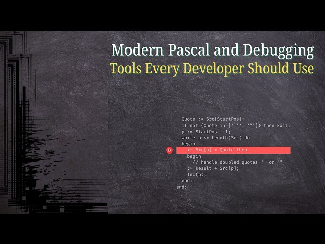 Essential Debugging Tools Every Pascal Developer Should Use (Free Pascal & Lazarus)