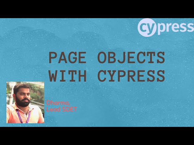 Cypress Tutorials - PageObjects with Cypress