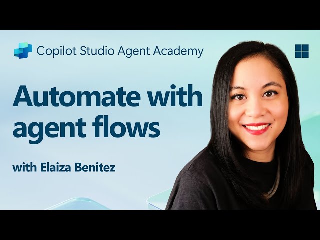 Add an agent flow to the topic for automation