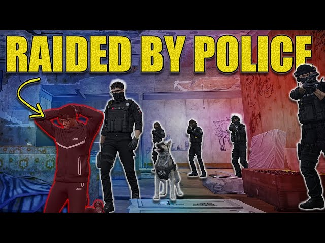I got RAIDED by the POLICE in UK GTA RP