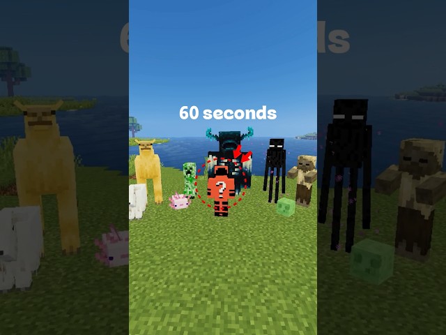 Guess the mob in 60 Seconds #minecraft
