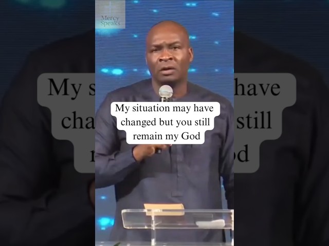 My situation may have changed but you still remain my God || Apostle Joshua Selman