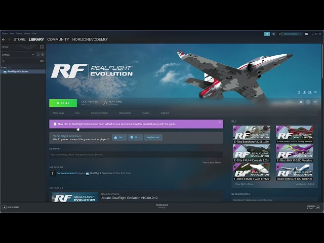 RealFlight $20 Content Card - Redeem for Quarterly Content Packs.
