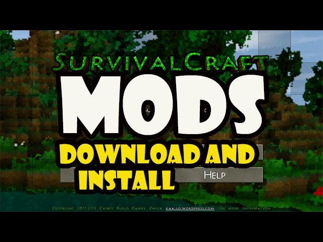 SURVIVAL CRAFT MODS | Download and Install Tutorial