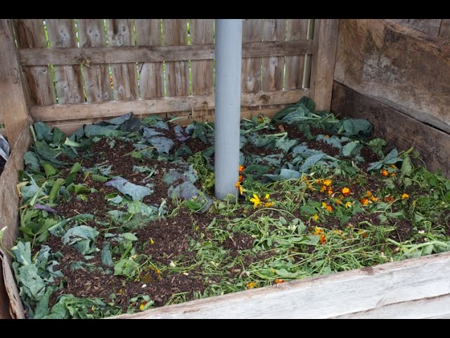 For members, composting after a dry spring and summer. 