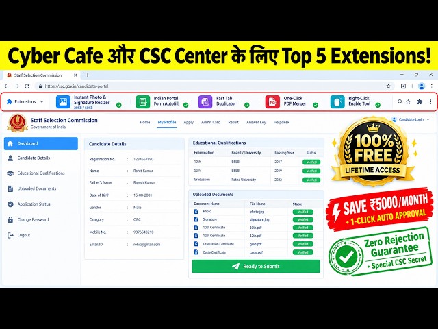 Top 5 Chrome Extensions for Cyber Cafe & CSC Center