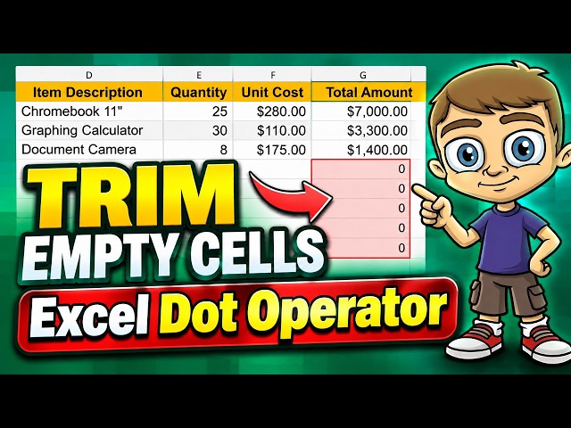 The Secret Excel Dot Operator You Need to Know