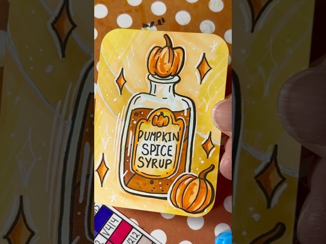 drawing 100 spooky art cards π 57