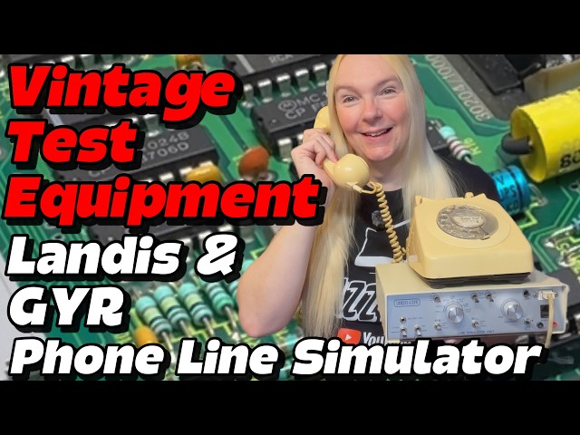Vintage Test Equipment - Landis & GYR Phone Line Simulator & Rotary Dial Telephone!
