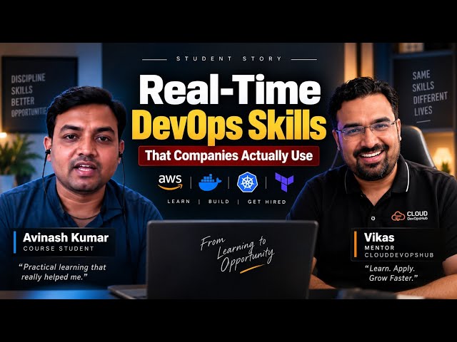 Real-Time DevOps Skills That Companies Actually Use | Avinash Kumar’s Learning Experience