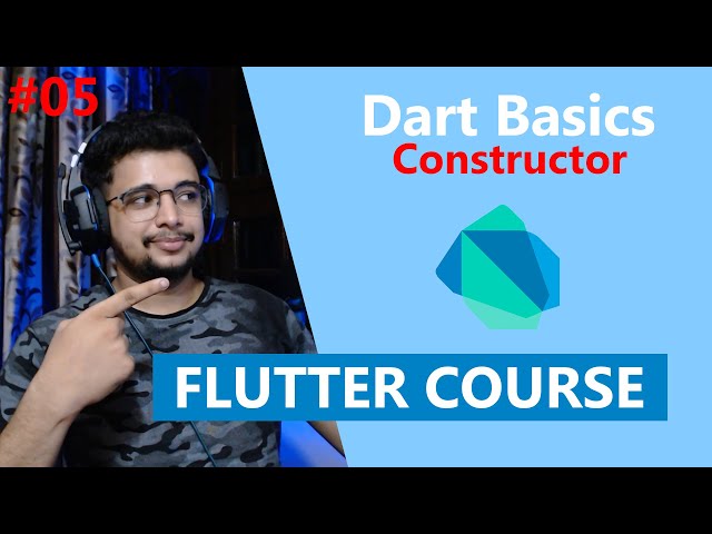 Constructor - Dart programming language tutorial in Hindi - Flutter in Hindi (Free Course) Part 5