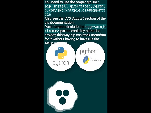 How to install Python package from GitHub? #shorts