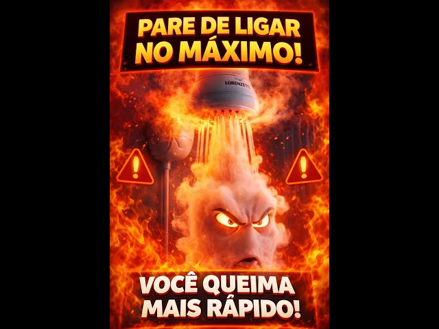 Como seu chuveiro está funcionando?LIGAR NO MÁXIMO? ERRO GRAVE!