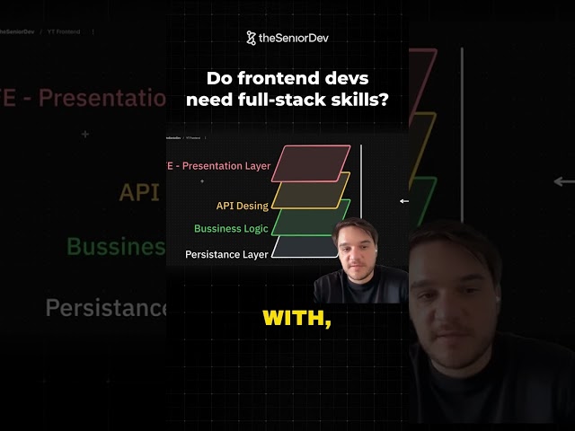 Frontend Developers Need These Full-Stack Skills