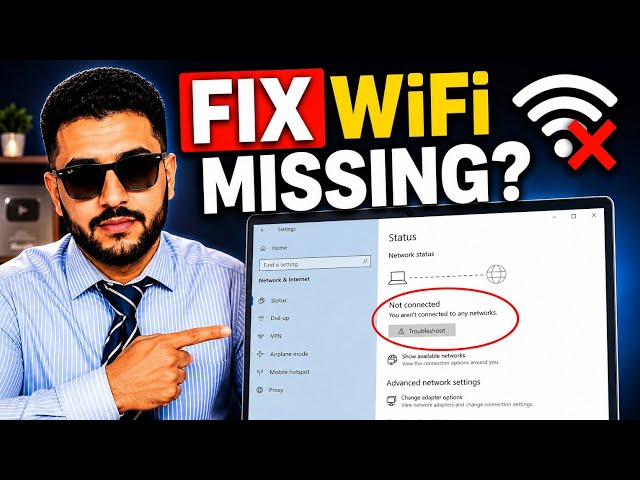 Dell Laptop WiFi Not Working? Fix "No Connections Are Available" on Windows 10