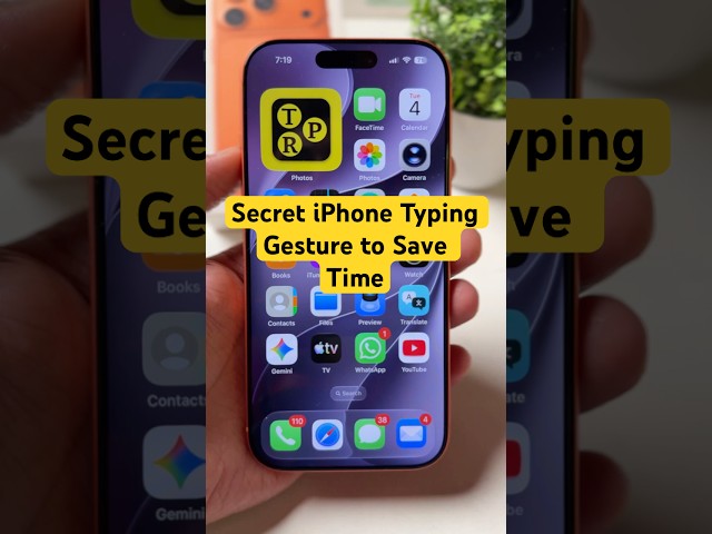 How to Delete Entire Paragraph at Once on iPhone or iPad? Time Saving #iPhone Typing Gesture #shorts