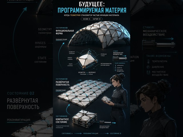Будущее: программируемая материя | S5E10 #ProgrammableMatter #Engineering #Metamaterials #STEM