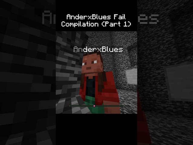AnderxBlues Fail Compilation (1/2) 🙏💀 @anderxblues  #minecraft #escape #minecraftescape