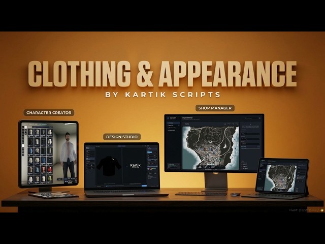 All in One FiveM Clothing System | Design Studio, Tattoos, Surgery & More