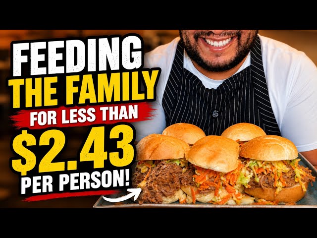 Let’s feed my family for less than three dollars per person
