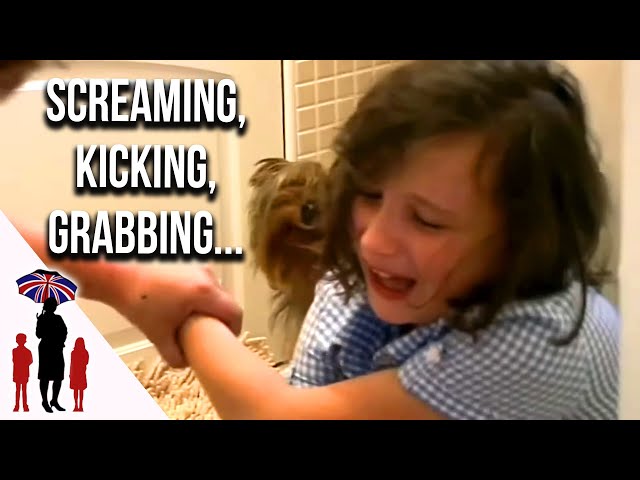This 9-Year-Old Kicks, Screams And HITS Her Mom! | Supernanny UK