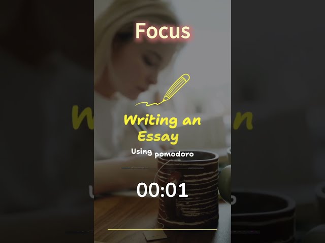 Writing an Essay & Deep Focus Setup 💻 #shorts #viral  #relax #studymusic #animation