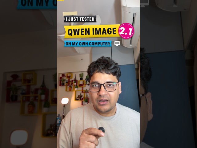 I Ran Qwen Image 2.1 on My Own GPU - Transparent Backgrounds! #shorts