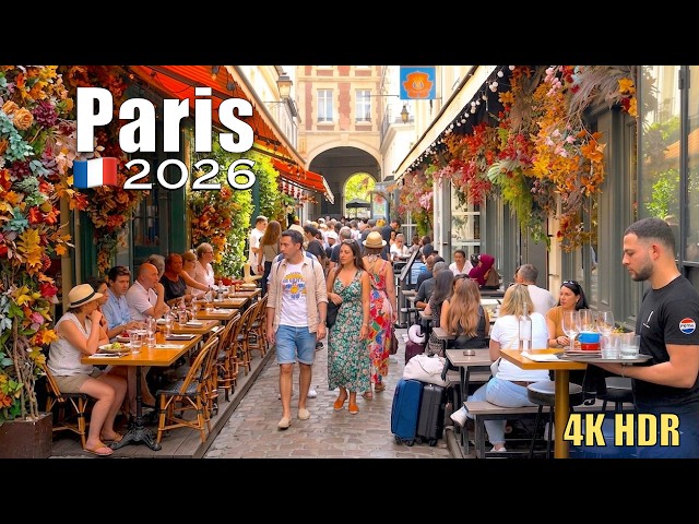 Paris Walk 4K: Saint-Germain-des-Prés, Saint-Michel & Île de la Cité ⎮ 4K HDR Tour