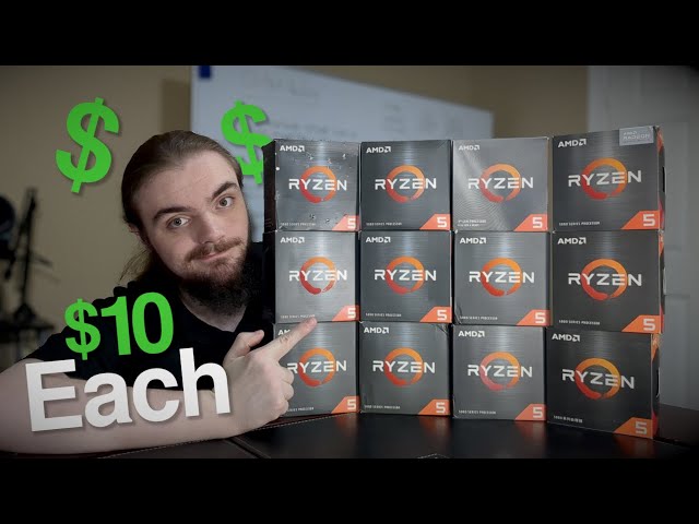 I Bought 12 Broken Ryzen CPUs for $10 Each - Can I Profit?